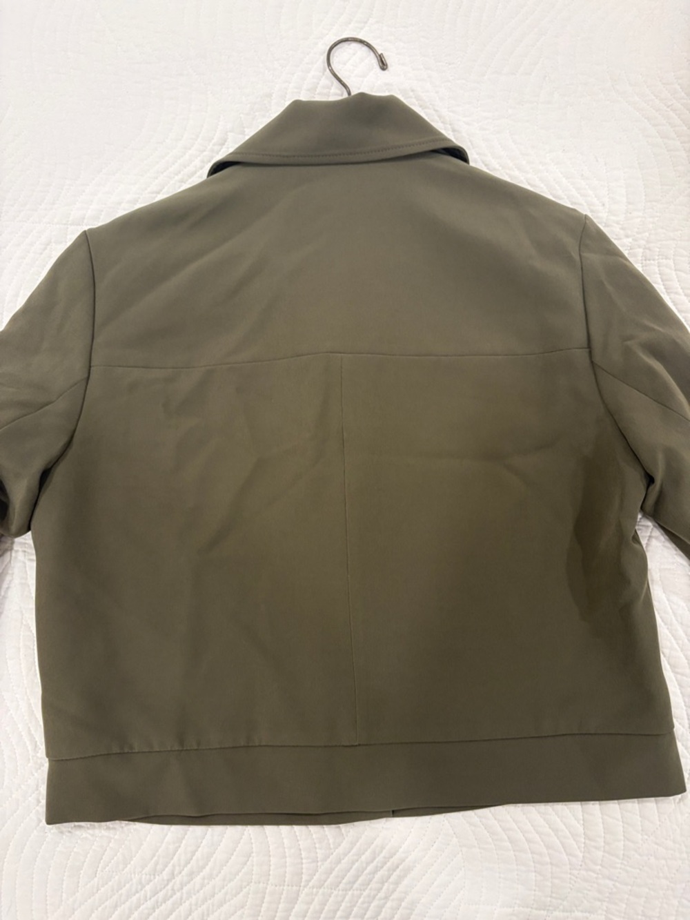 Olive Banana Republic Utility Button-Front Jacket - Picture 6 of 9
